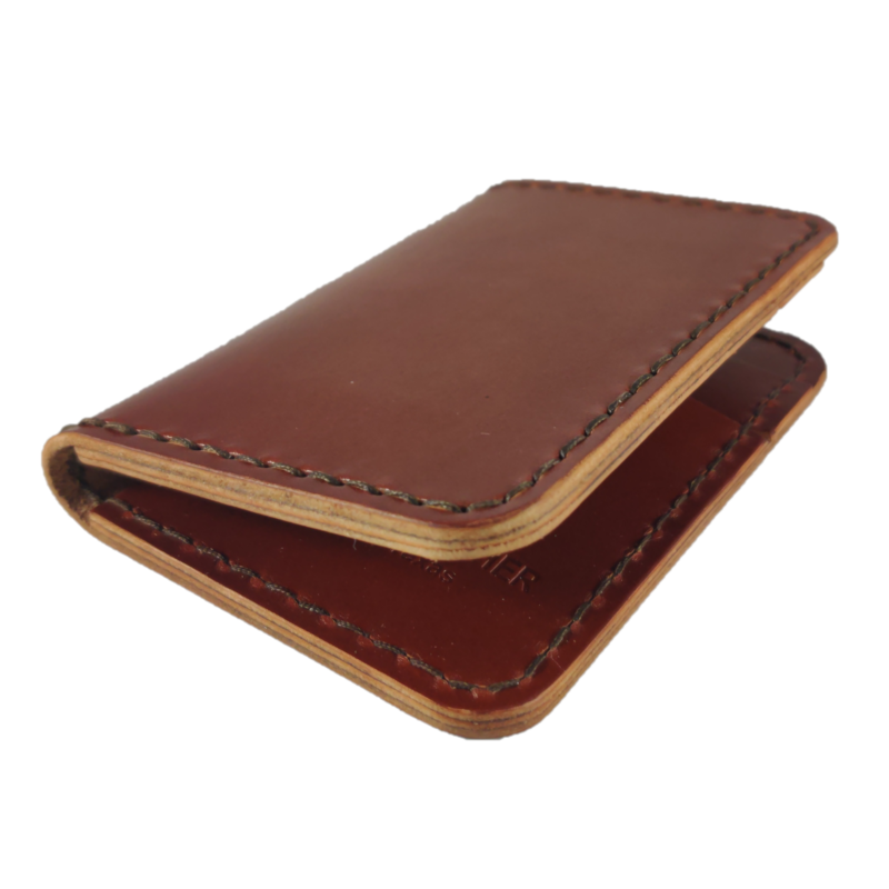 Gentlemen's Minimalist Wallet - The Georgetown - Chestnut Leather